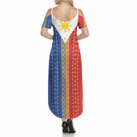 Philippines Sun Summer Maxi Dress Igorot Tribal Inspiration LT05 - Polynesian Pride