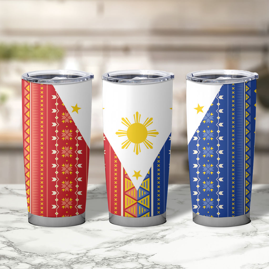 Philippines Sun Tumbler Cup Igorot Tribal Inspiration LT05 - Polynesian Pride