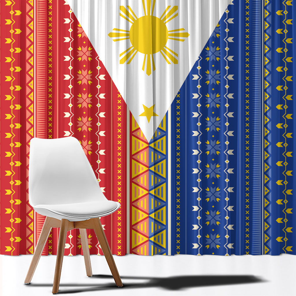 Philippines Sun Window Curtain Igorot Tribal Inspiration LT05 - Polynesian Pride