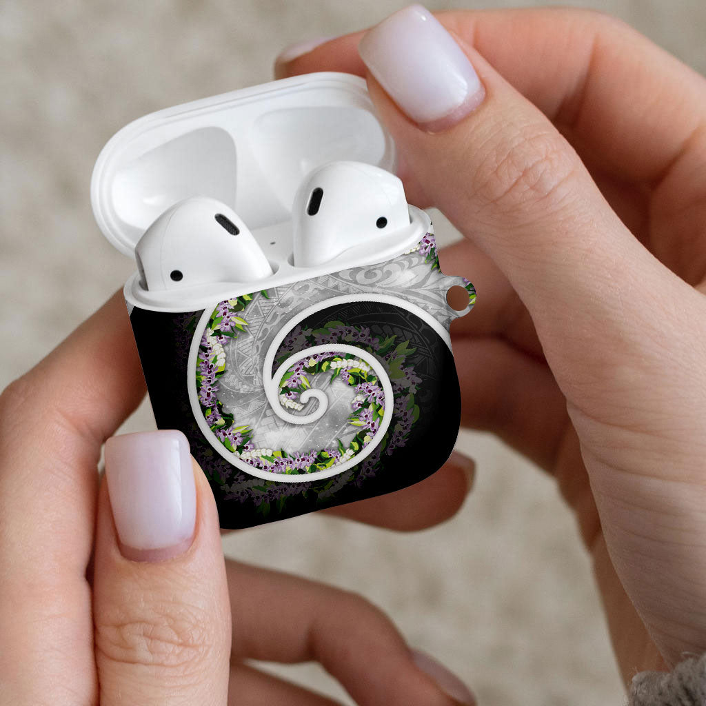 Piko Hawaii AirPods Case Polynesian Pattern With Maile Pikake Honohono Lei LT05 - Polynesian Pride