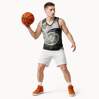 Piko Hawaii Basketball Jersey Polynesian Pattern With Maile Pikake Honohono Lei LT05 - Polynesian Pride