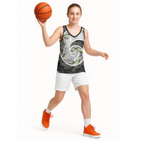 Piko Hawaii Basketball Jersey Polynesian Pattern With Maile Pikake Honohono Lei LT05 - Polynesian Pride