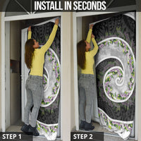 Piko Hawaii Door Cover Polynesian Pattern With Maile Pikake Honohono Lei LT05 - Polynesian Pride