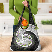 Piko Hawaii Grocery Bag Polynesian Pattern With Maile Pikake Honohono Lei LT05 - Polynesian Pride