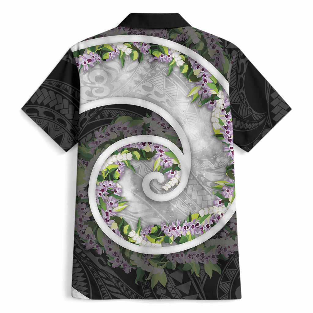 Piko Hawaii Hawaiian Shirt Polynesian Pattern With Maile Pikake Honohono Lei LT05 - Polynesian Pride