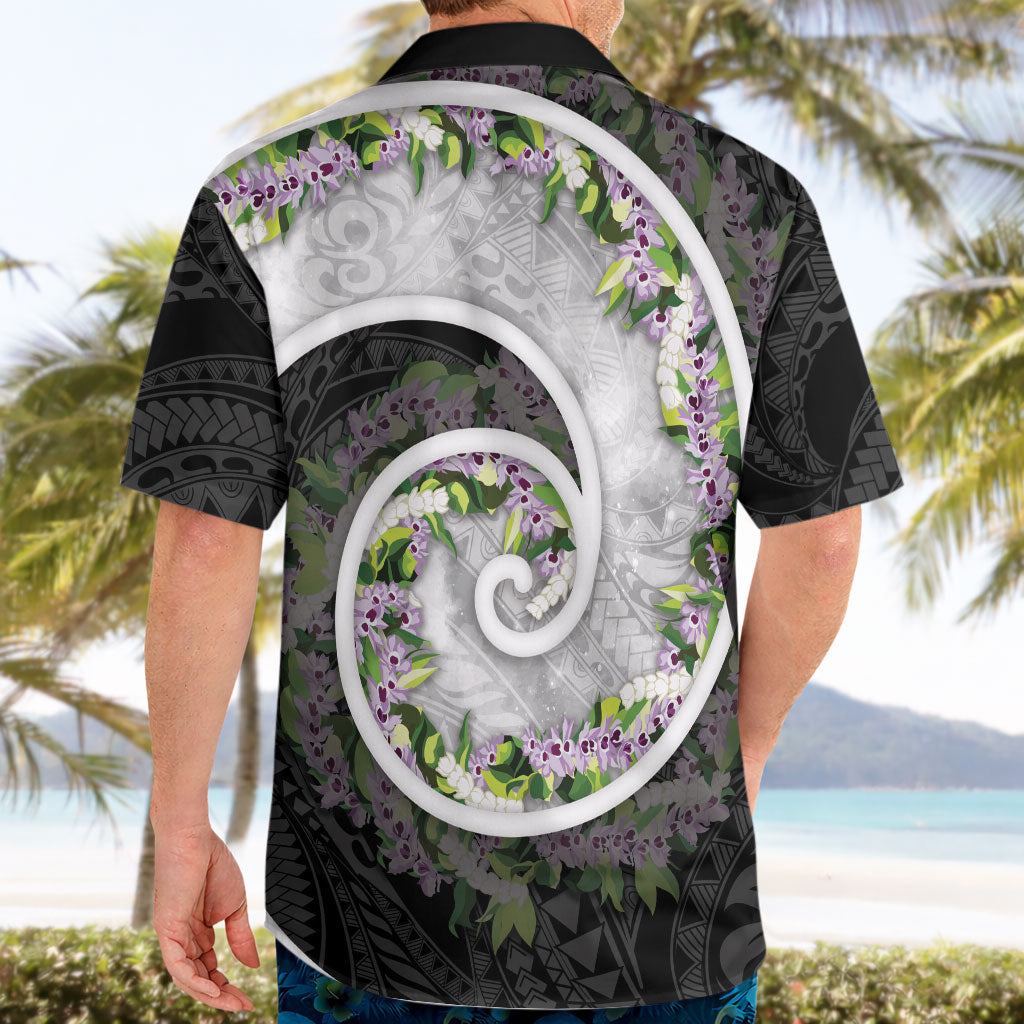 Piko Hawaii Hawaiian Shirt Polynesian Pattern With Maile Pikake Honohono Lei LT05 - Polynesian Pride