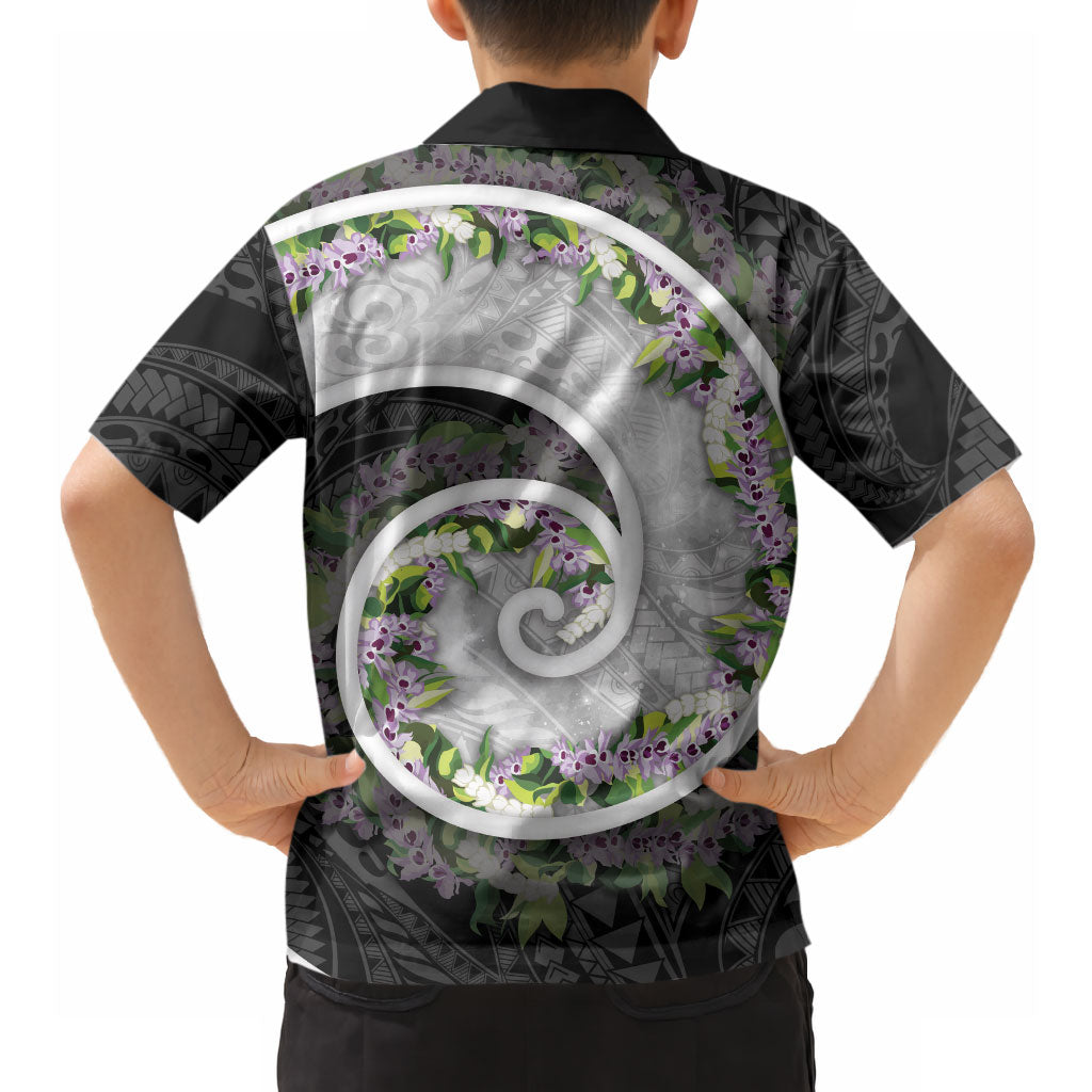 Piko Hawaii Hawaiian Shirt Polynesian Pattern With Maile Pikake Honohono Lei LT05 - Polynesian Pride
