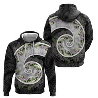 Piko Hawaii Hoodie Polynesian Pattern With Maile Pikake Honohono Lei LT05 - Polynesian Pride