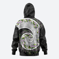 Piko Hawaii Hoodie Polynesian Pattern With Maile Pikake Honohono Lei LT05 - Polynesian Pride