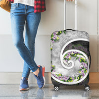 Piko Hawaii Luggage Cover Polynesian Pattern With Maile Pikake Honohono Lei LT05 - Polynesian Pride