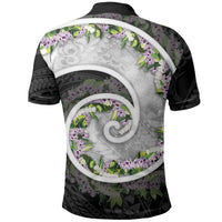 Piko Hawaii Polo Shirt Polynesian Pattern With Maile Pikake Honohono Lei LT05 - Polynesian Pride