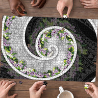 Piko Hawaii Puzzle Polynesian Pattern With Maile Pikake Honohono Lei LT05 - Polynesian Pride