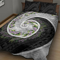 Piko Hawaii Quilt Bed Set Polynesian Pattern With Maile Pikake Honohono Lei LT05 - Polynesian Pride