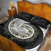 Piko Hawaii Quilt Bed Set Polynesian Pattern With Maile Pikake Honohono Lei LT05 - Polynesian Pride
