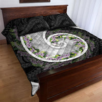 Piko Hawaii Quilt Bed Set Polynesian Pattern With Maile Pikake Honohono Lei LT05 - Polynesian Pride