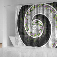Piko Hawaii Shower Curtain Polynesian Pattern With Maile Pikake Honohono Lei LT05 - Polynesian Pride