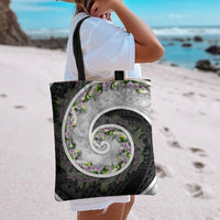 Piko Hawaii Tote Bag Polynesian Pattern With Maile Pikake Honohono Lei LT05 - Polynesian Pride