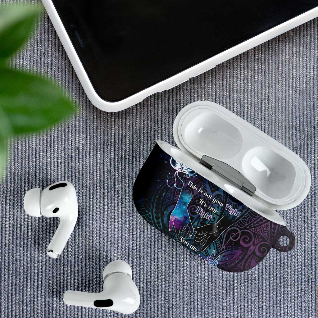 Suicide Awareness AirPods Case You Are Not Alone - Polynesian Pride
