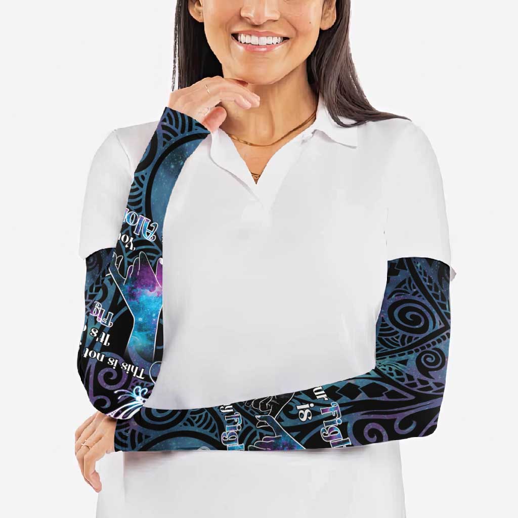 Suicide Awareness Arm Sleeves You Are Not Alone - Polynesian Pride