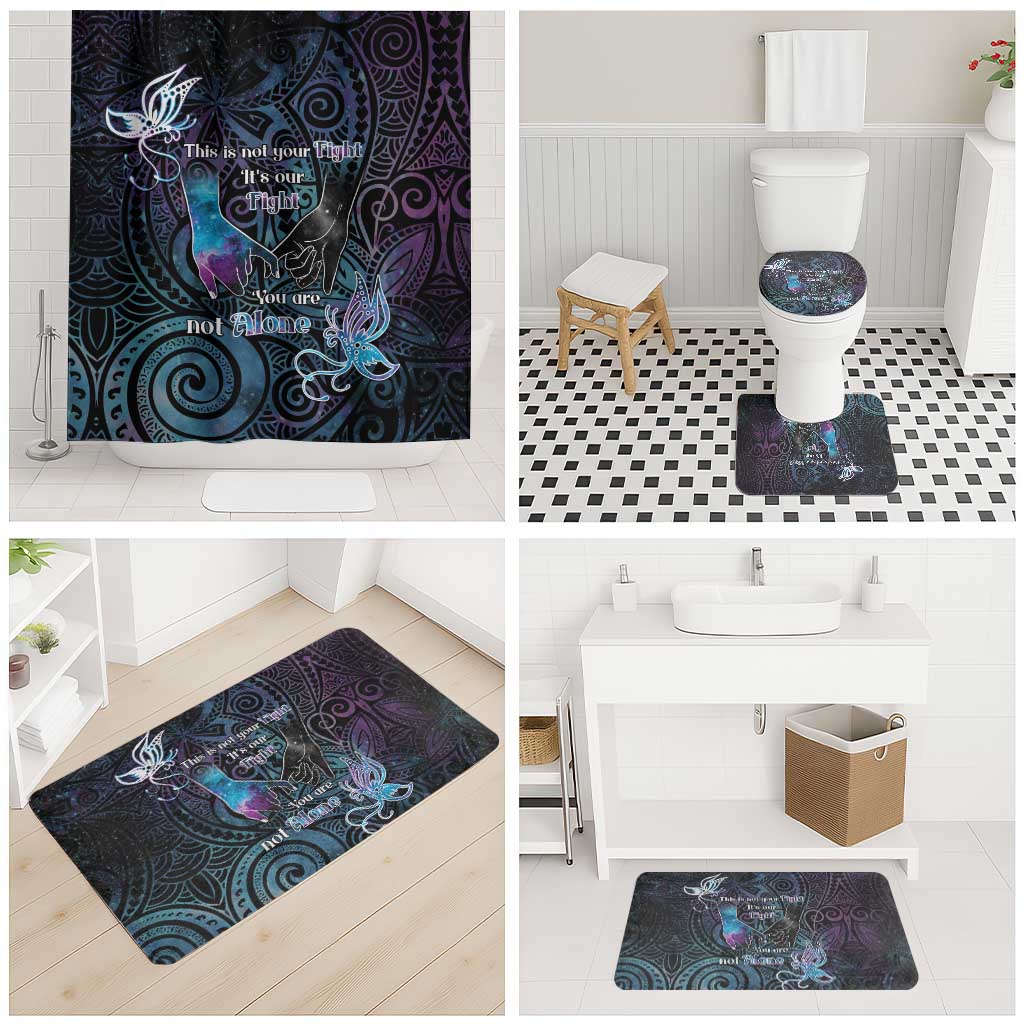 Suicide Awareness Bathroom Set You Are Not Alone - Polynesian Pride