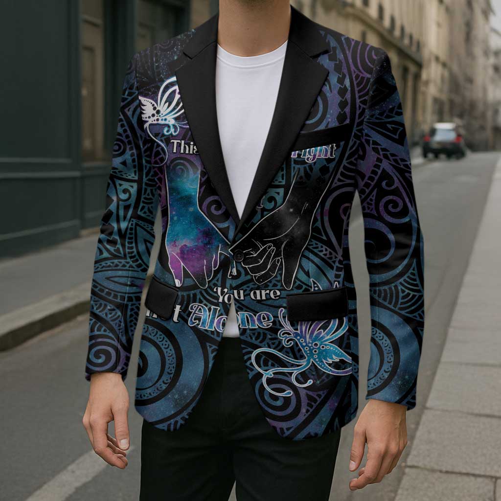 Suicide Awareness Blazer You Are Not Alone - Polynesian Pride
