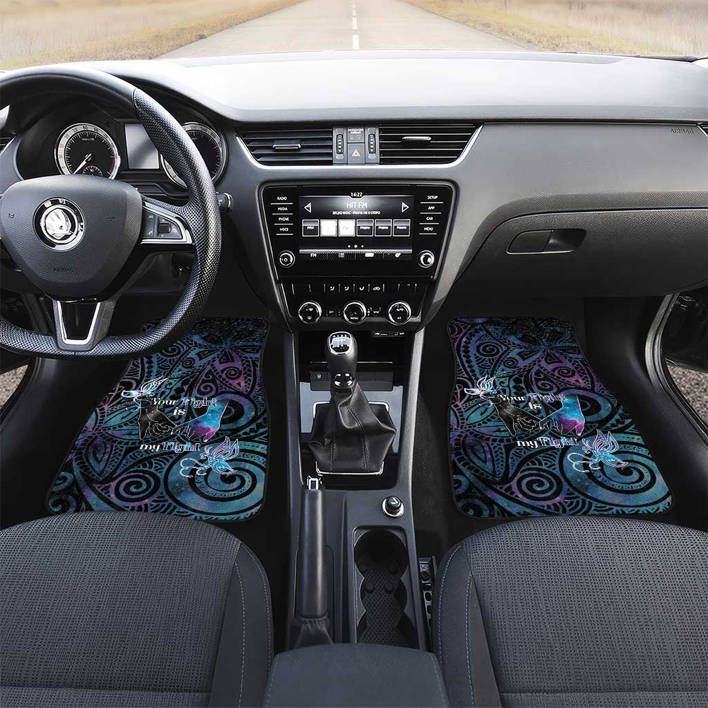 Suicide Awareness Car Mats You Are Not Alone - Polynesian Pride