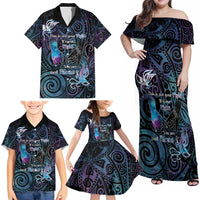 Suicide Awareness Family Matching Off Shoulder Maxi Dress and Hawaiian Shirt You Are Not Alone LT05 - Polynesian Pride
