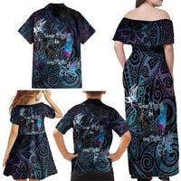 Suicide Awareness Family Matching Off Shoulder Maxi Dress and Hawaiian Shirt You Are Not Alone LT05 - Polynesian Pride