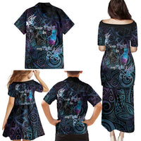 Suicide Awareness Family Matching Puletasi and Hawaiian Shirt You Are Not Alone LT05 - Polynesian Pride