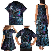 Suicide Awareness Family Matching Tank Maxi Dress and Hawaiian Shirt You Are Not Alone LT05 - Polynesian Pride