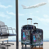 Suicide Awareness Luggage Cover You Are Not Alone - Polynesian Pride
