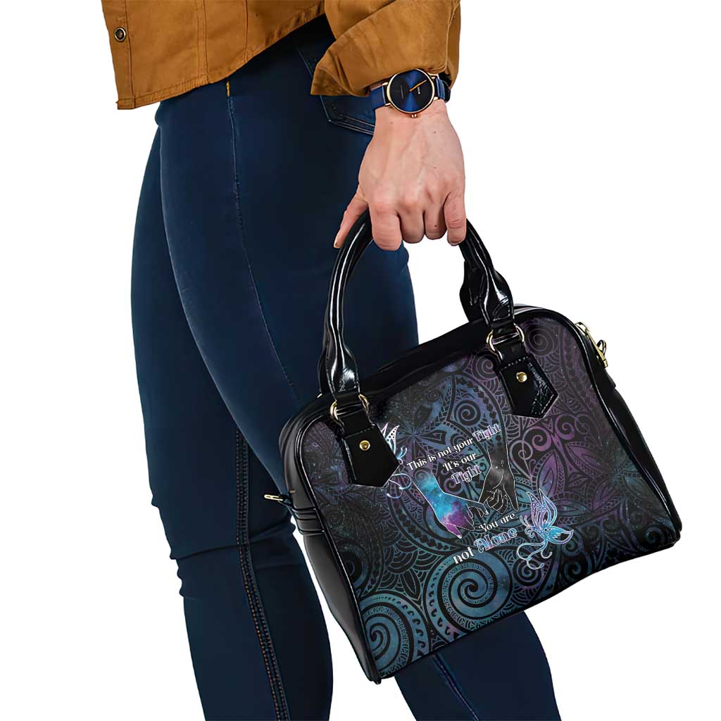 Suicide Awareness Shoulder Handbag You Are Not Alone - Polynesian Pride