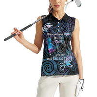 Suicide Awareness Women Sleeveless Polo Shirt You Are Not Alone - Polynesian Pride