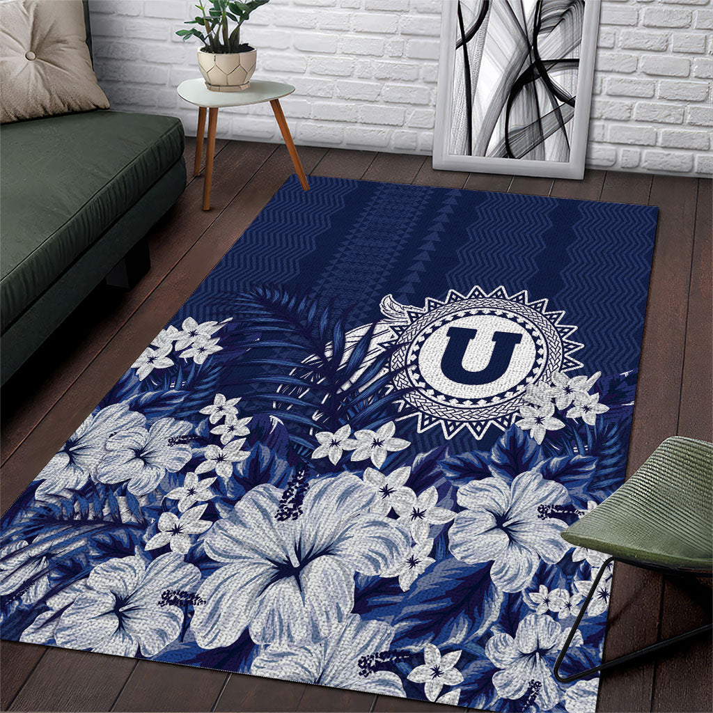 Utah State Area Rug Polynesian Style LT05 Blue - Polynesian Pride