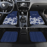 Personalized Utah State Car Mats Polynesian Style LT05 Set 4pcs Blue - Polynesian Pride