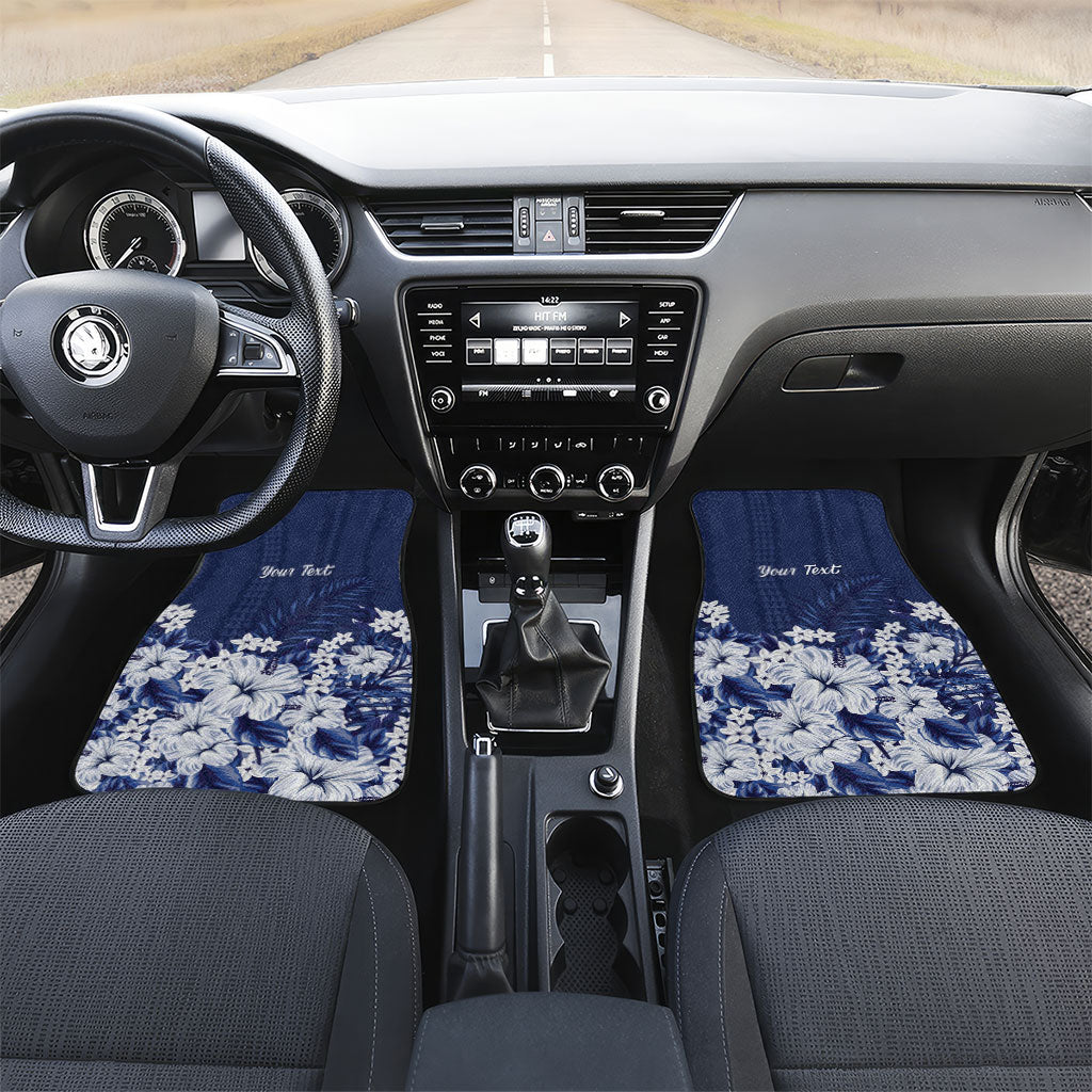 Personalized Utah State Car Mats Polynesian Style LT05 Set 2pcs - Front Blue - Polynesian Pride