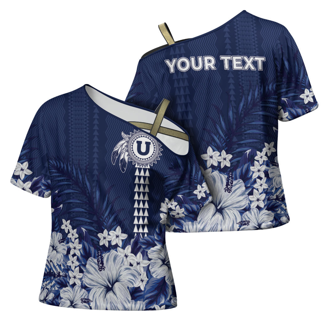 Personalized Utah State Cross Shoulder Shirt Polynesian Style LT05 - Polynesian Pride