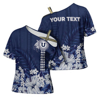 Personalized Utah State Cross Shoulder Shirt Polynesian Style LT05 - Polynesian Pride