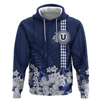 Personalized Utah State Hoodie Polynesian Style LT05 Pullover Hoodie Blue - Polynesian Pride