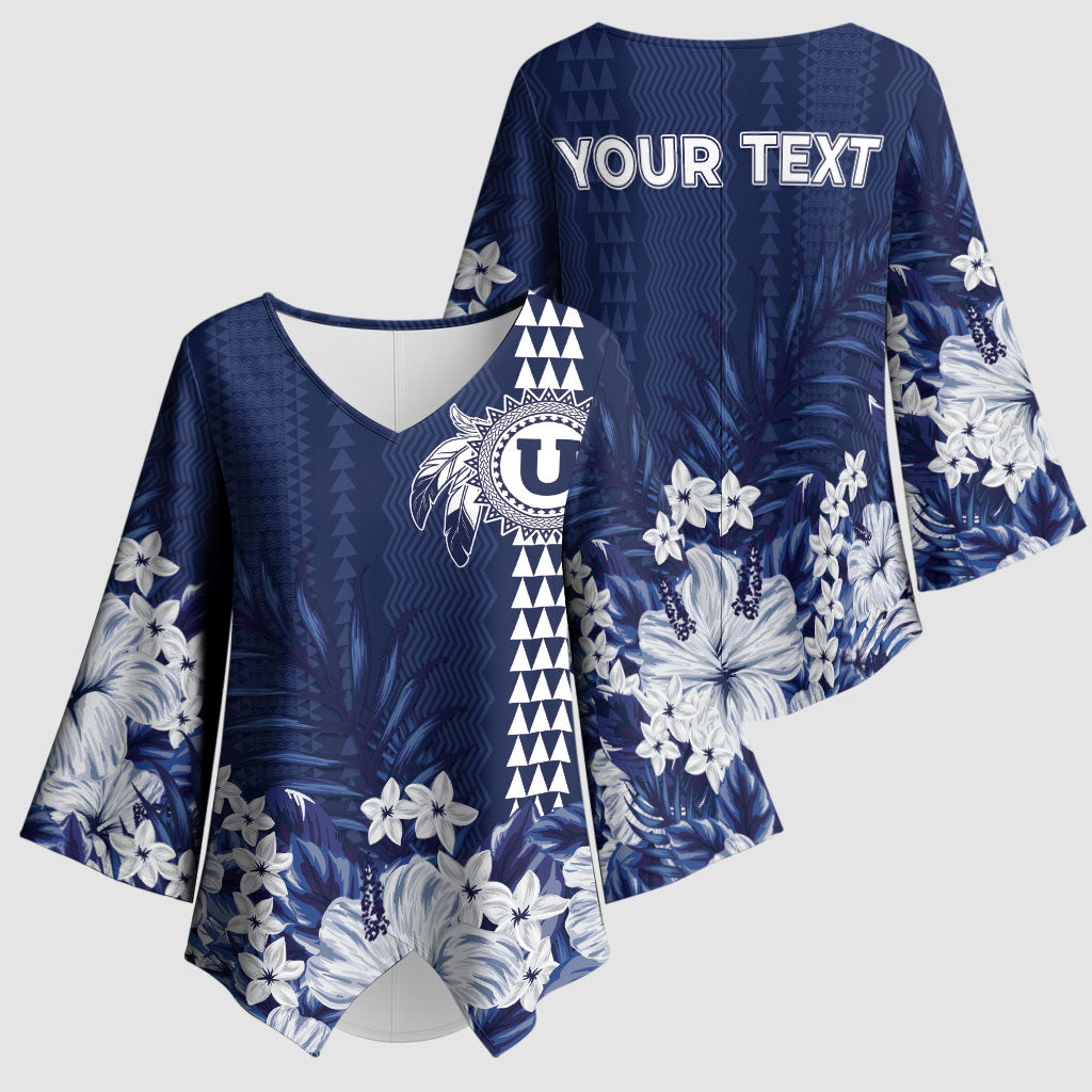 Personalized Utah State Kimono Sleeve Blouse Polynesian Style LT05 - Polynesian Pride