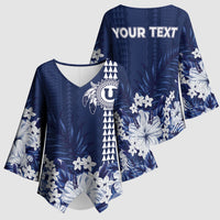 Personalized Utah State Kimono Sleeve Blouse Polynesian Style LT05 - Polynesian Pride
