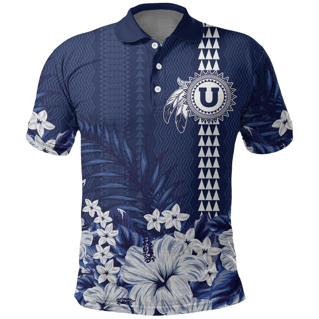 Personalized Utah State Polo Shirt Polynesian Style LT05 Blue - Polynesian Pride