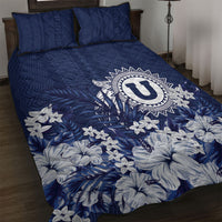 Utah State Quilt Bed Set Polynesian Style LT05 Blue - Polynesian Pride