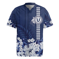 Personalized Utah State Rugby Jersey Polynesian Style LT05 Blue - Polynesian Pride