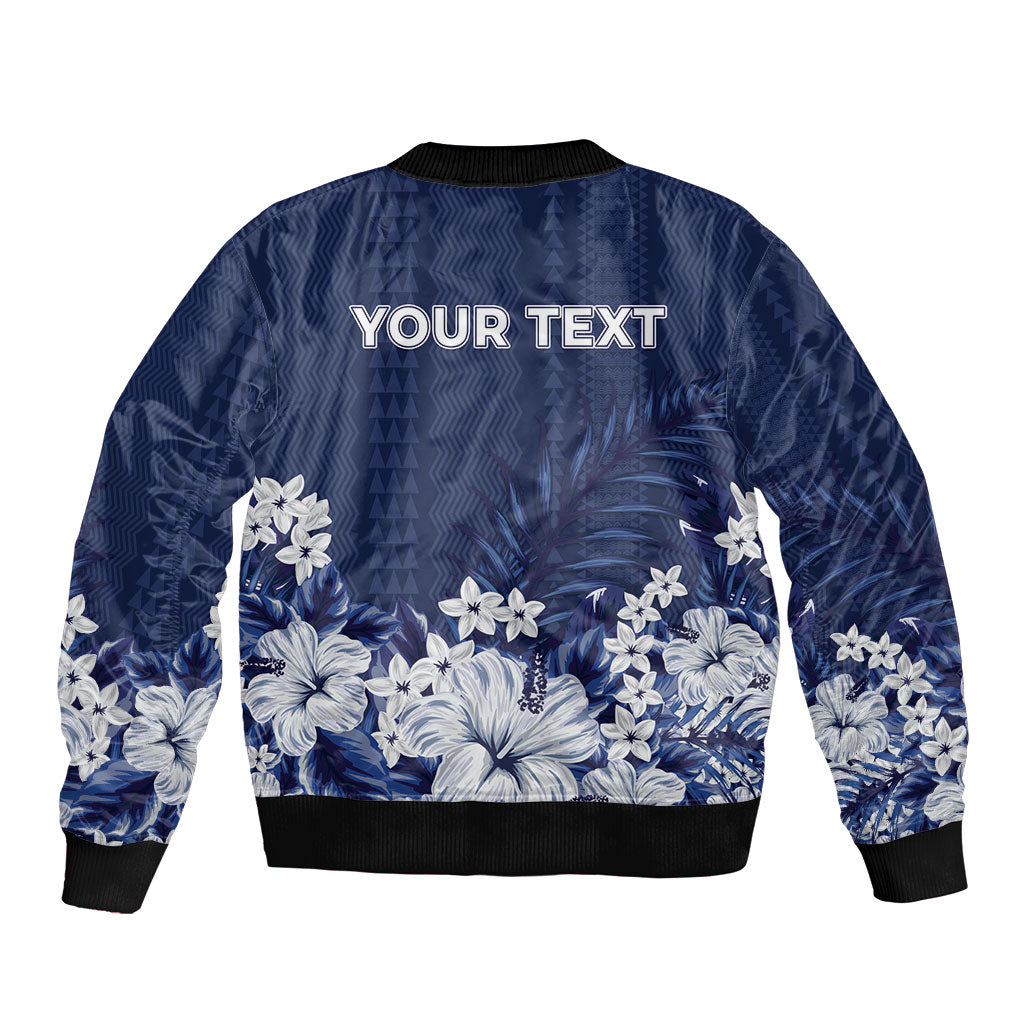 Personalized Utah State Sleeve Zip Bomber Jacket Polynesian Style LT05 - Polynesian Pride
