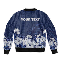 Personalized Utah State Sleeve Zip Bomber Jacket Polynesian Style LT05 - Polynesian Pride