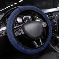 Utah State Steering Wheel Cover Polynesian Style LT05 Universal Fit Blue - Polynesian Pride