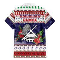 American Samoa Christmas Family Matching Mermaid Dress and Hawaiian Shirt Poinsettia La Maunia Le Kilisimasi LT05 - Polynesian Pride