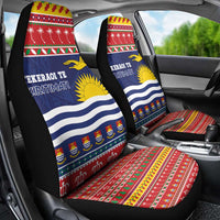 Kiribati Christmas Car Seat Cover Coat Of Arms Tekeraoi Te Kiritimati LT05 - Polynesian Pride