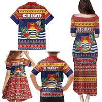 Kiribati Christmas Family Matching Puletasi and Hawaiian Shirt Coat Of Arms Tekeraoi Te Kiritimati LT05 - Polynesian Pride